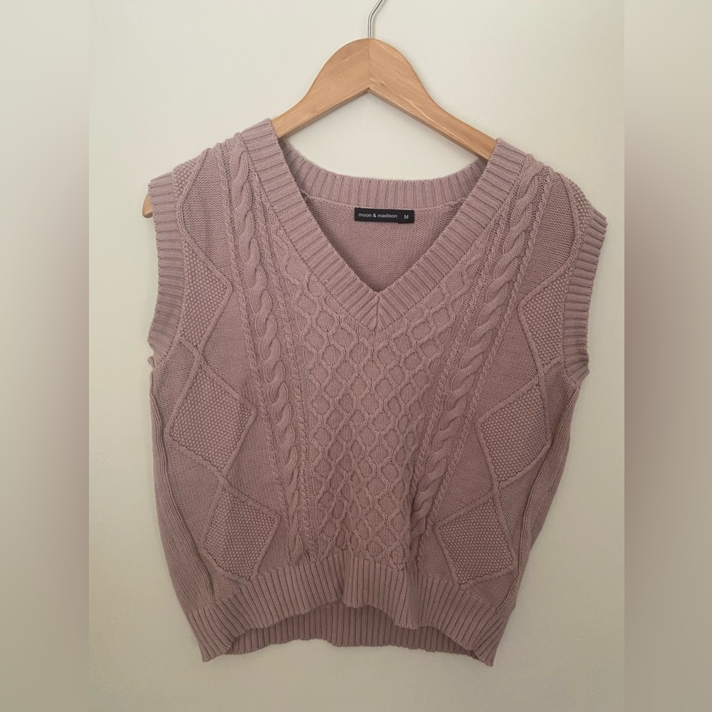 Pink Sweater Vest
